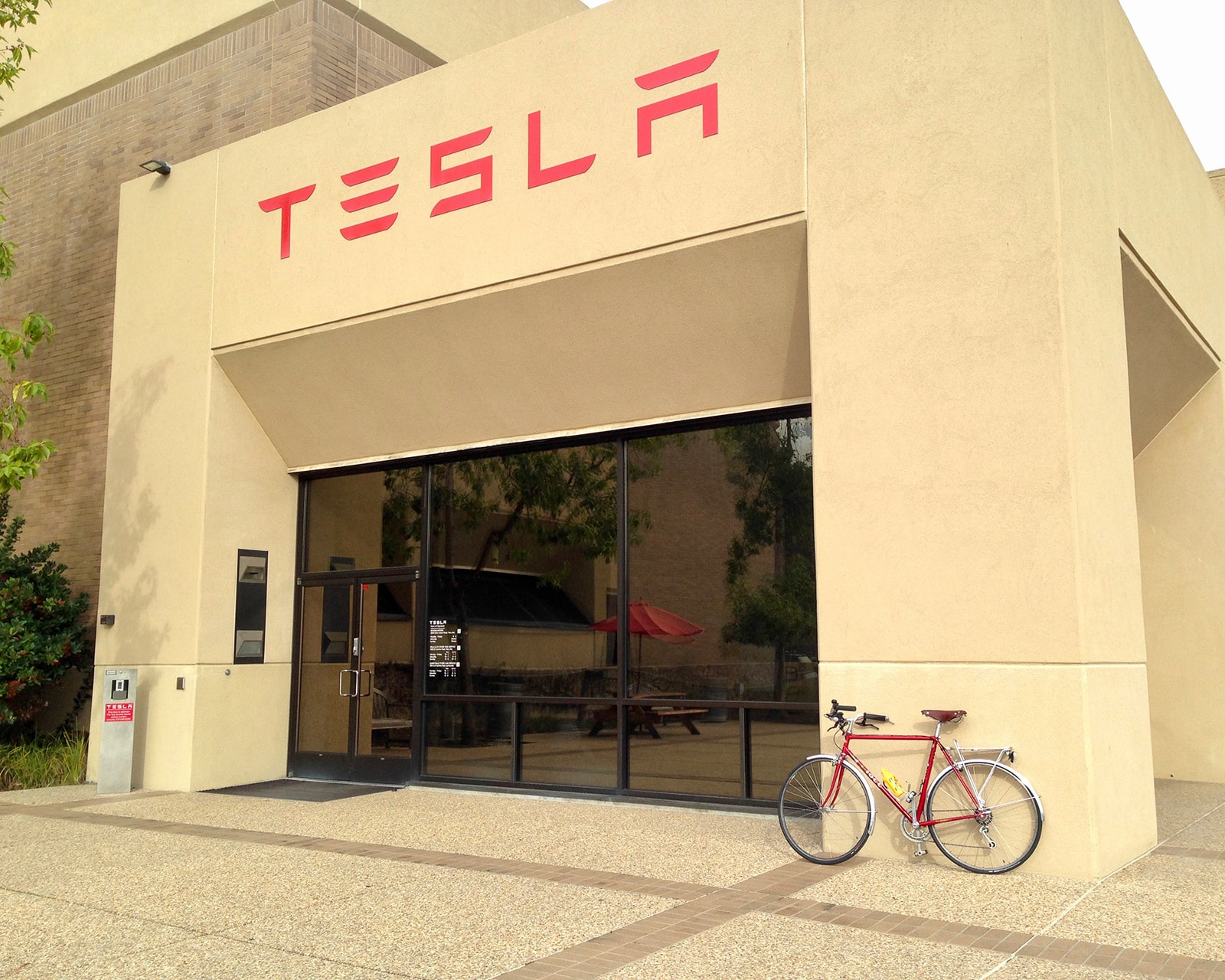 My Bike In Front of Tesla HQ (Palo Alto, CA, 2014)